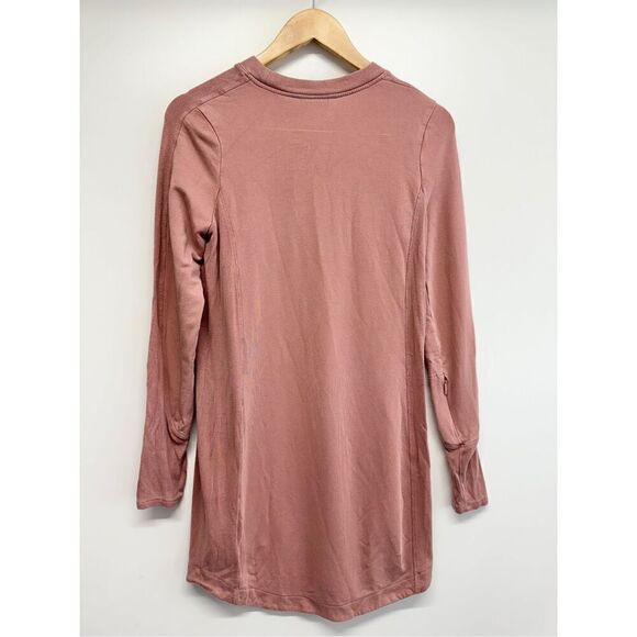 Athleta Balance Dress Long Sleeve Front Pockets Size Extra Small Crewneck - Picture 9 of 12